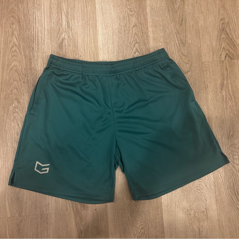 Men's Green Athletic Shorts